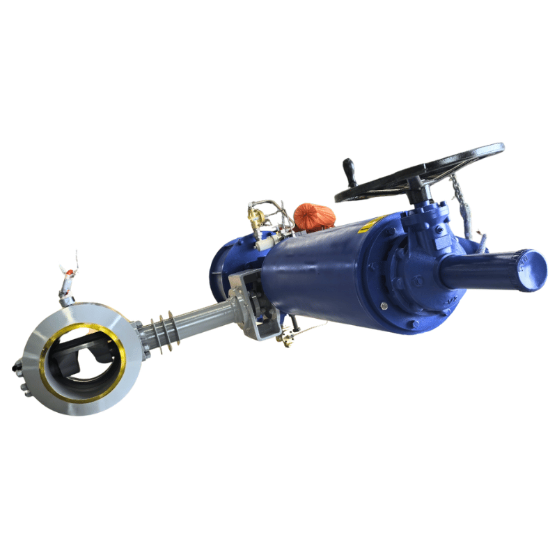 Cinci valve excentrice de fluture
